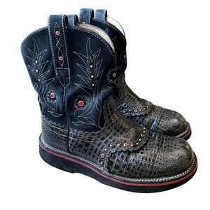 Ariat FatBaby Women's Black Gembaby Western Boots 6.5 B